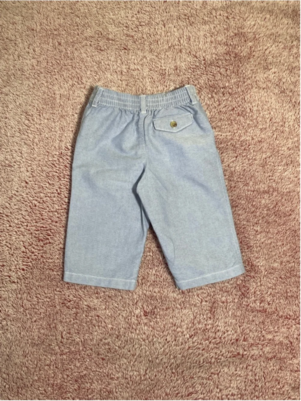Boys Polo Ralph Lauren Blue Pants 9M Preppy Classic Cotton